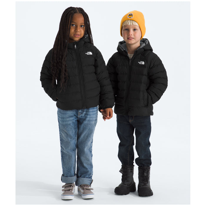 The North Face Reversible Perrito Hooded Jacket - Kids' TNF Black/Smoked Pearl