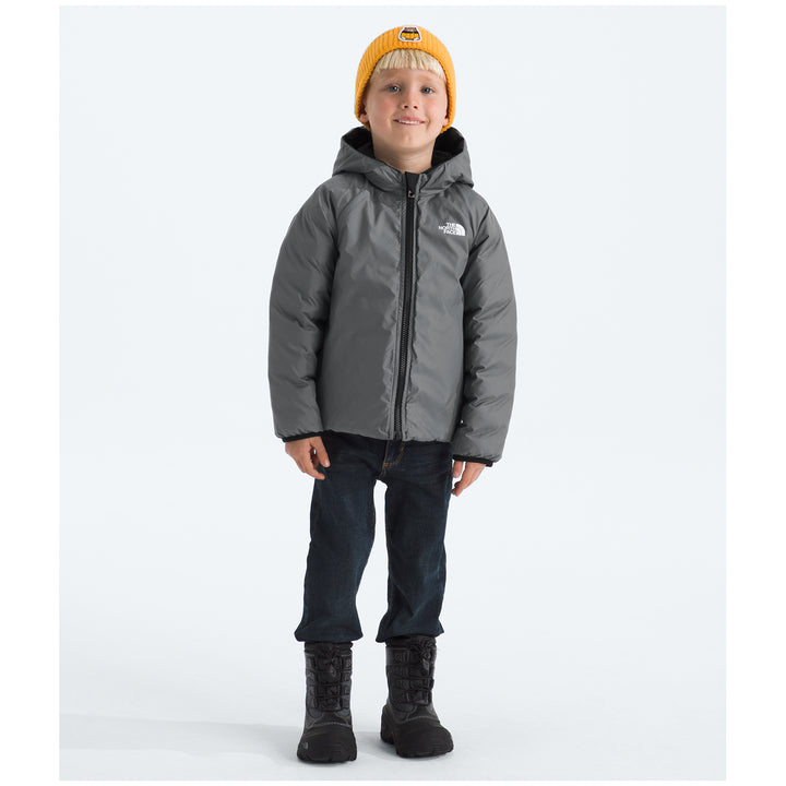 The North Face Reversible Perrito Hooded Jacket - Kids' TNF Black/Smoked Pearl