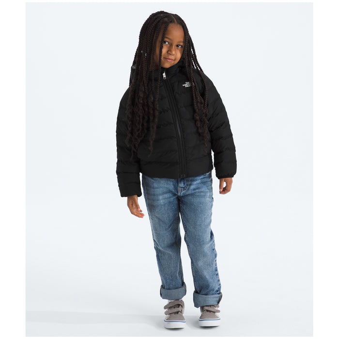 The North Face Reversible Perrito Hooded Jacket - Kids' TNF Black/Smoked Pearl