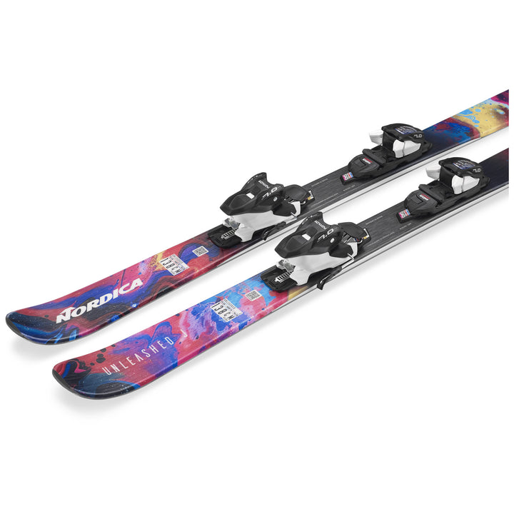 Nordica Unleashed J Skis + J7.0 FDT Bindings - Kids' 2026