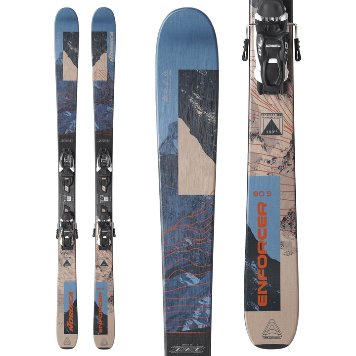 Nordica Enforcer 80 S Skis + J7.0 FDT Bindings - Kids' 2026
