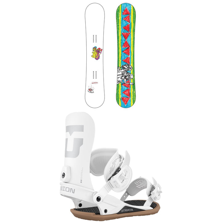 Dinosaurs Will Die Keenans Snowboard + Union Strata Snowboard Bindings 2027