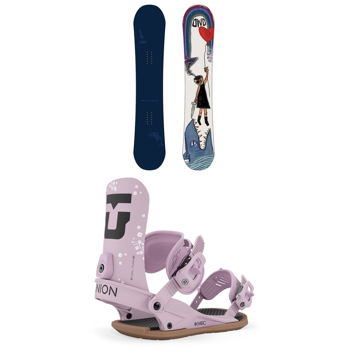 Dinosaurs Will Die Darrah Snowboard + Union Legacy Snowboard Bindings - Women's 2027