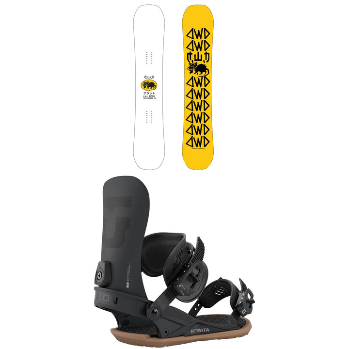 Dinosaurs Will Die Rat Snowboard + Union Strata Snowboard Bindings 2027