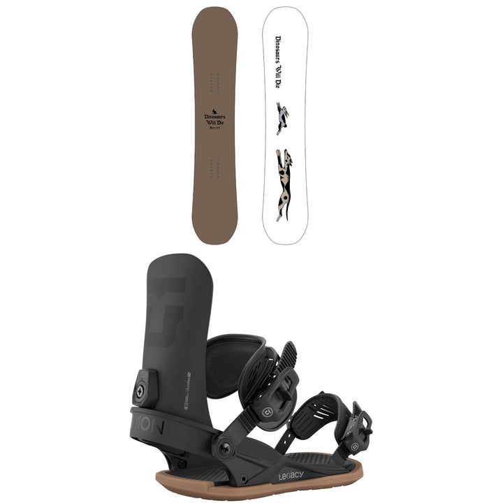 Dinosaurs Will Die Brat Snowboard + Union Legacy Snowboard Bindings - Women's 2027