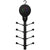 Hedgehog Hanger Shoe and Glove Dryer Black