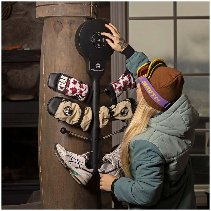 Hedgehog Hanger Shoe and Glove Dryer Black