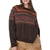 Notice The Reckless Oakridge Ragland Short Sweater - Women's Brown/Green/Ochre/Rust