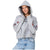 Notice The Reckless Ski Trip Cropped Hoodie - Women's Athletic Grey