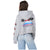 Notice The Reckless Ski Trip Cropped Hoodie - Women's Athletic Grey