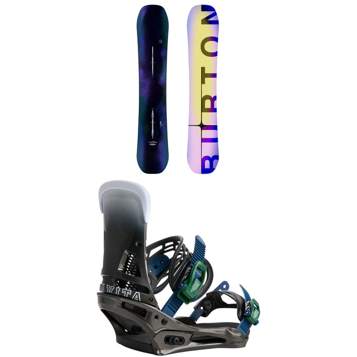 Burton Custom Flying V Snowboard + Malavita Snowboard Binding 2027
