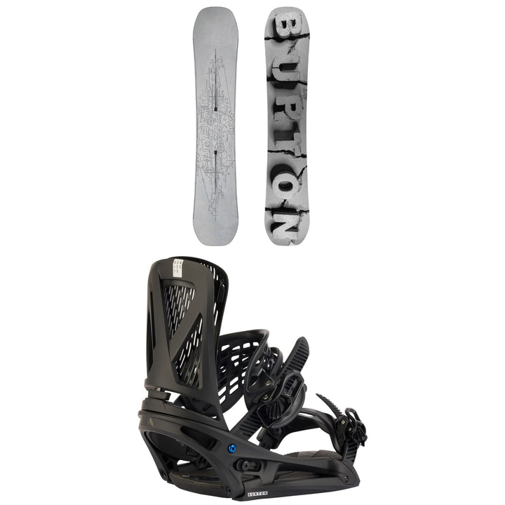 Burton Custom X Snowboard + Genesis EST Snowboard Bindings 2027