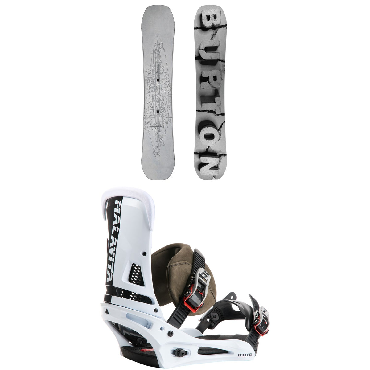 Burton Custom X Snowboard + Malavita X Snowboard Binding 2027