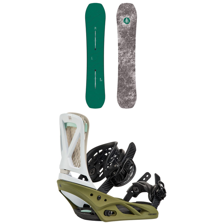 Burton Family Tree Hometown Hero Snowboard + Escapade Snowboard Bindings - Women's 2027