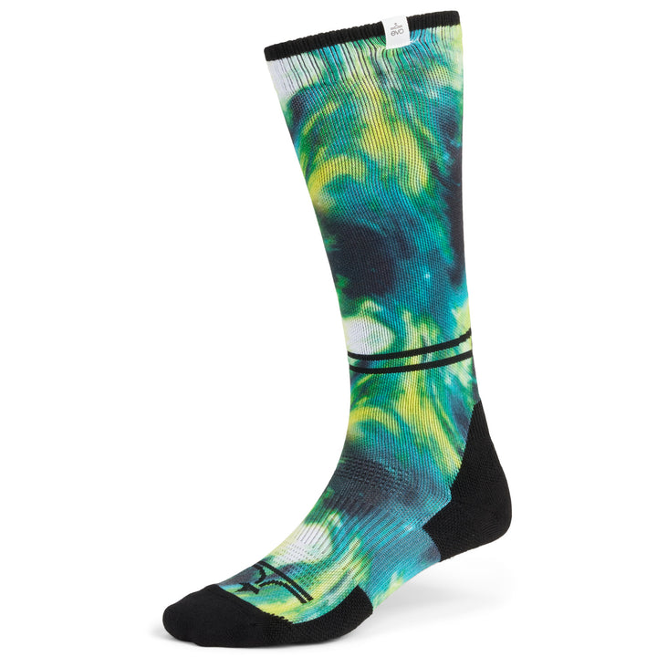 evo Medium Cushion Snow Socks Aurora Borealis