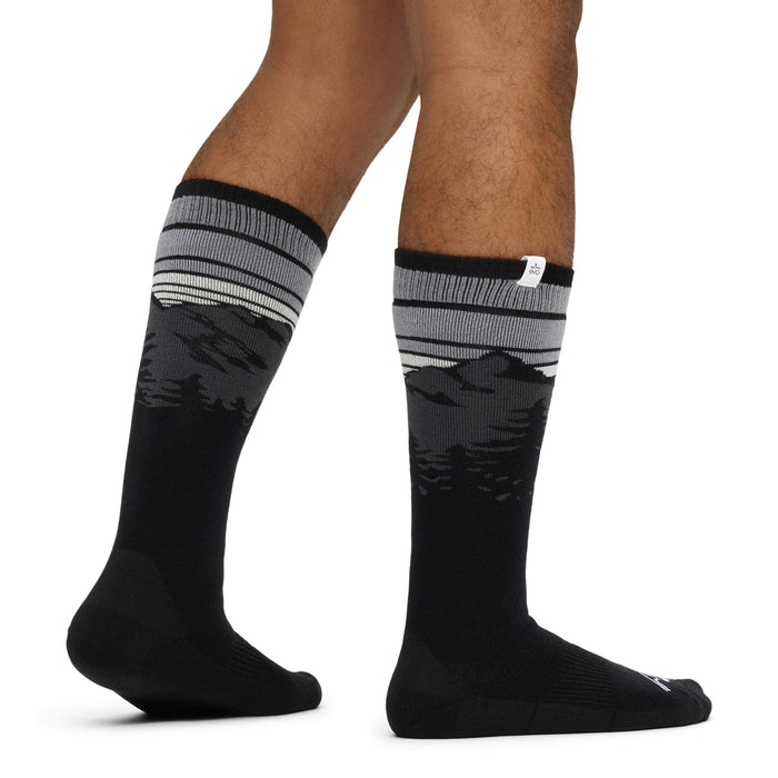 evo Full Cushion Merino Snow Socks Black Heather