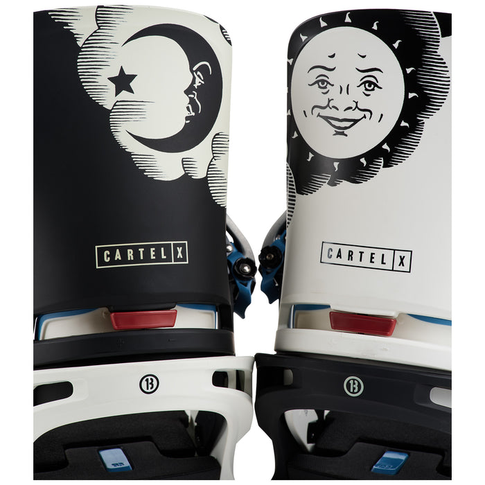 Burton 50/50 90's Cartel X Snowboard Bindings 2027 94' Twin