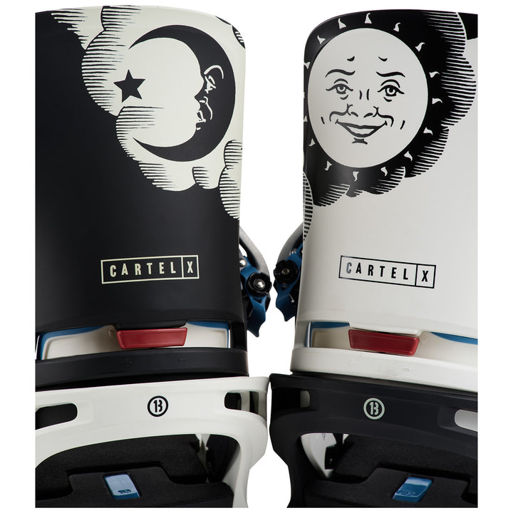 Burton 50/50 90's Cartel X Snowboard Bindings 2027 94' Twin