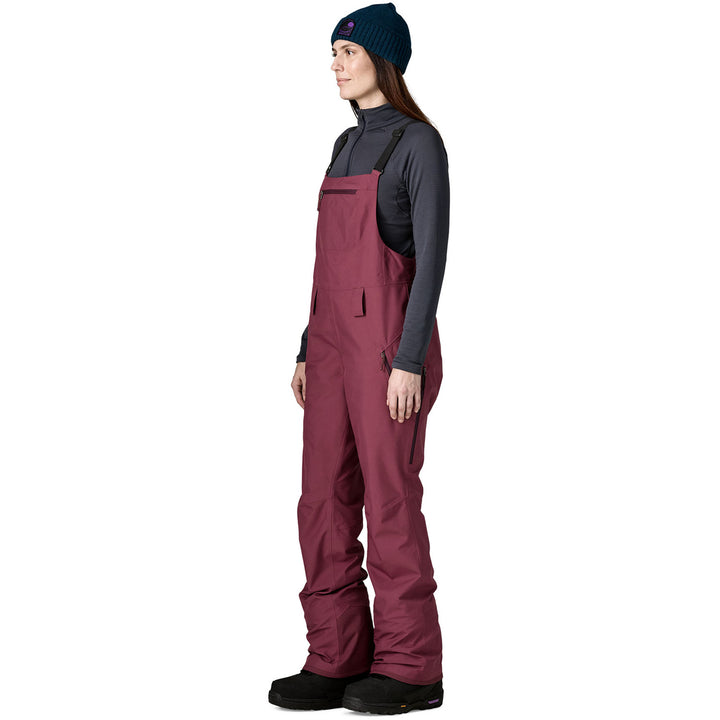 Patagonia Powder Town Bibs - Women's Berry Fig