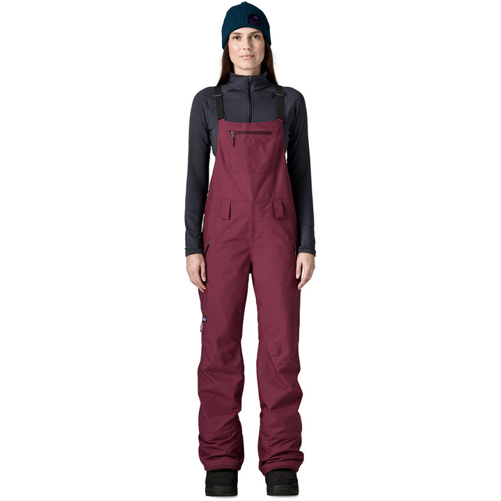 Patagonia Powder Town Bibs - Women's Berry Fig