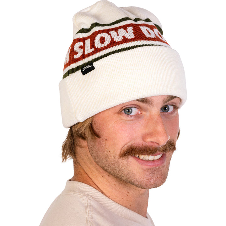 Spiral Wax Co. Slow Down Beanie Natural