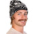 Spiral Wax Co. Warp Beanie Black and White