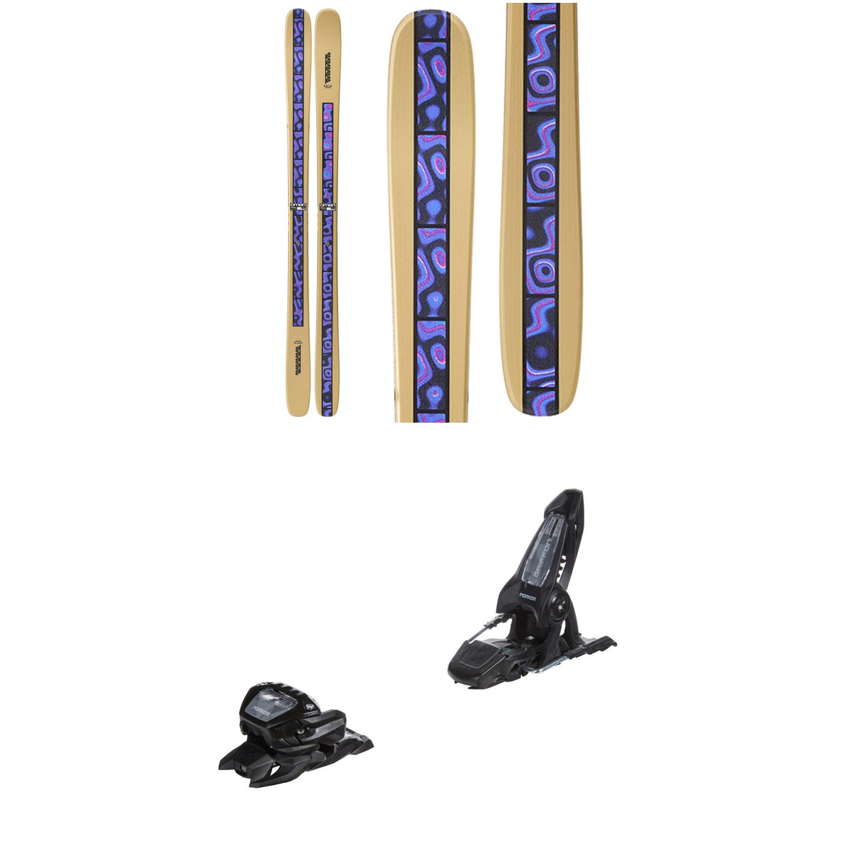 K2 Omen 90 Skis 2027 + Marker Griffon 13 ID Ski Bindings