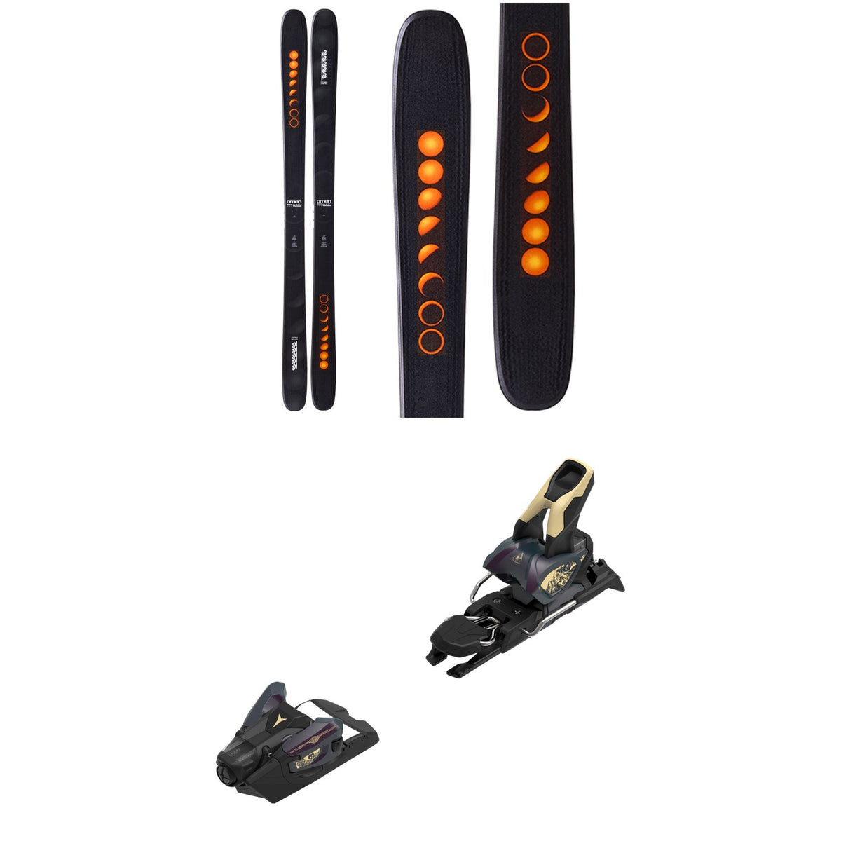 K2 Omen Team Skis 2027 + Atomic Strive 12 GW Ski Bindings