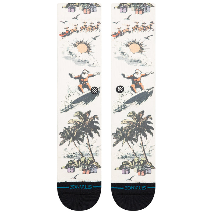 Stance San O Claus Socks Cream