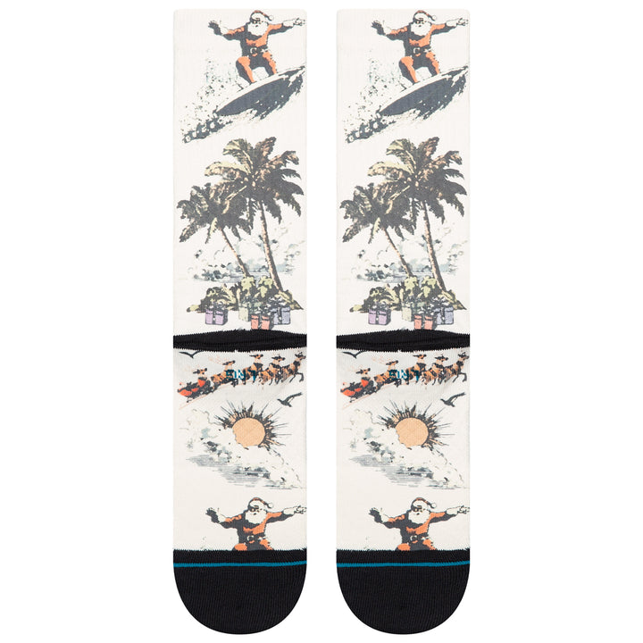 Stance San O Claus Socks Cream