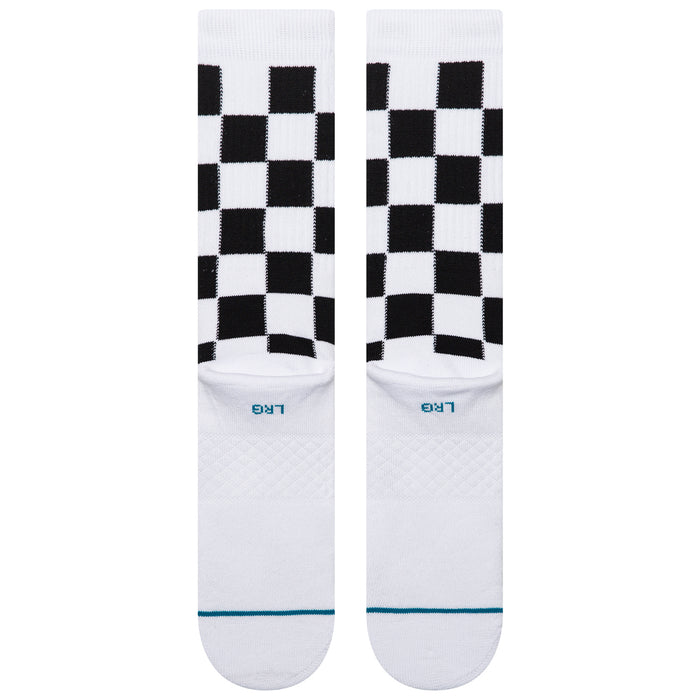 Stance Dance Floor Crew Socks White