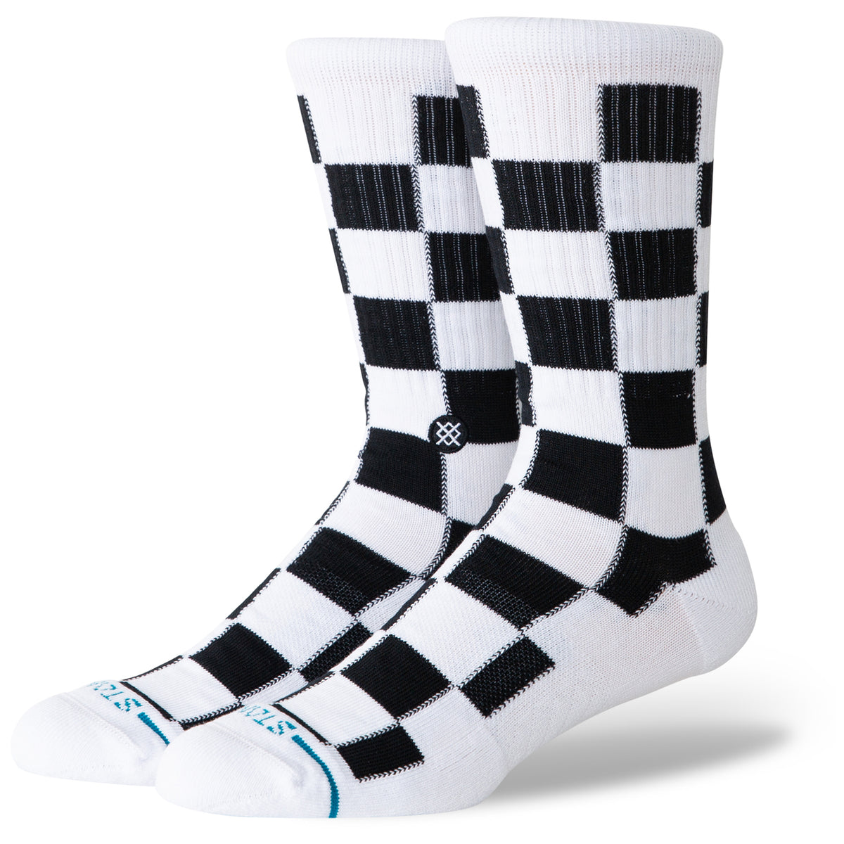 Stance Dance Floor Crew Socks White