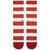 Stance Peppermint Waffle Crew Socks Red