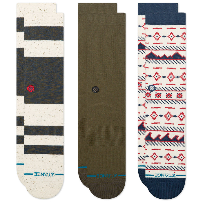 Stance Marine Layer 3-Pack Socks Navy