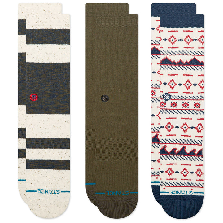 Stance Marine Layer 3-Pack Socks Navy
