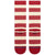 Stance Peppermint Waffle Crew Socks Red