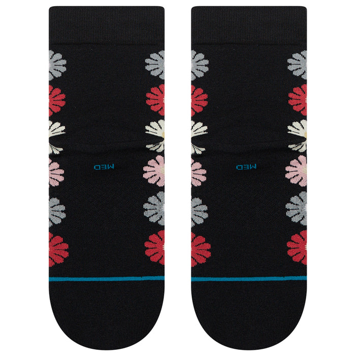 Stance Daisies Quarter Socks - Women's Black