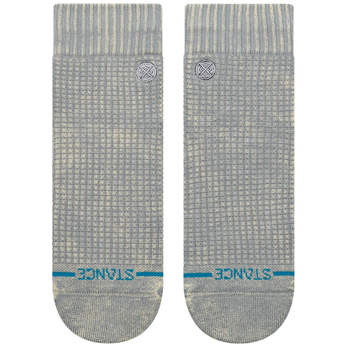 Stance Solid Waffle Quarter Socks - Women's Iceberg