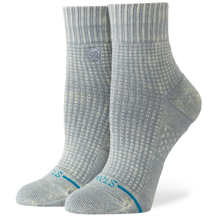 Stance Solid Waffle Quarter Socks - Women's Iceberg