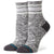 Stance Rolled Boyd Quarter Socks - Women's Dark Grey