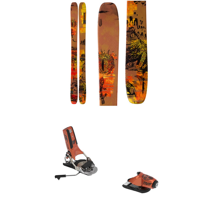 K2 Reckoner 110 Skis + Look Pivot 2.0 15 GW Ski Bindings 2027