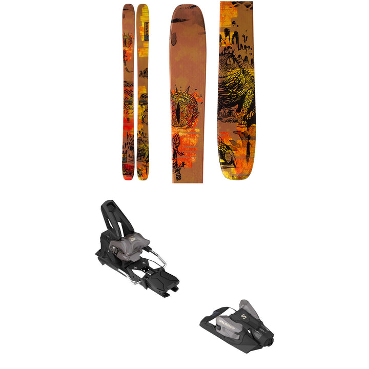 K2 Reckoner 110 Skis 2027 + Salomon Strive 14 GW Ski Bindings