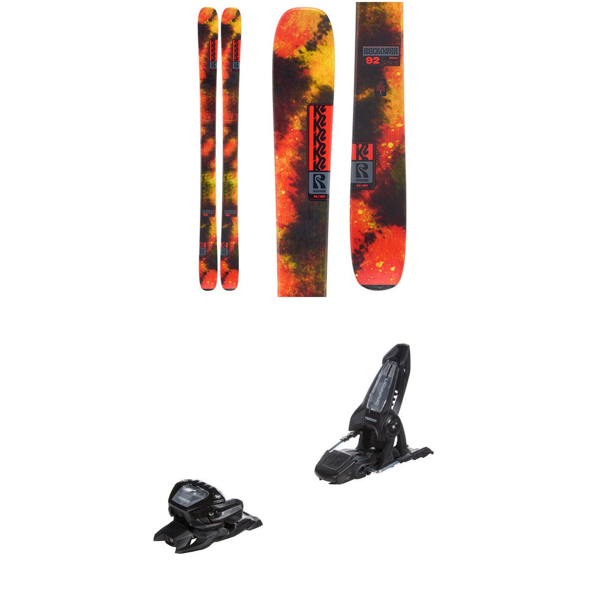 K2 Reckoner 92 Skis 2027 + Marker Griffon 13 ID Ski Bindings