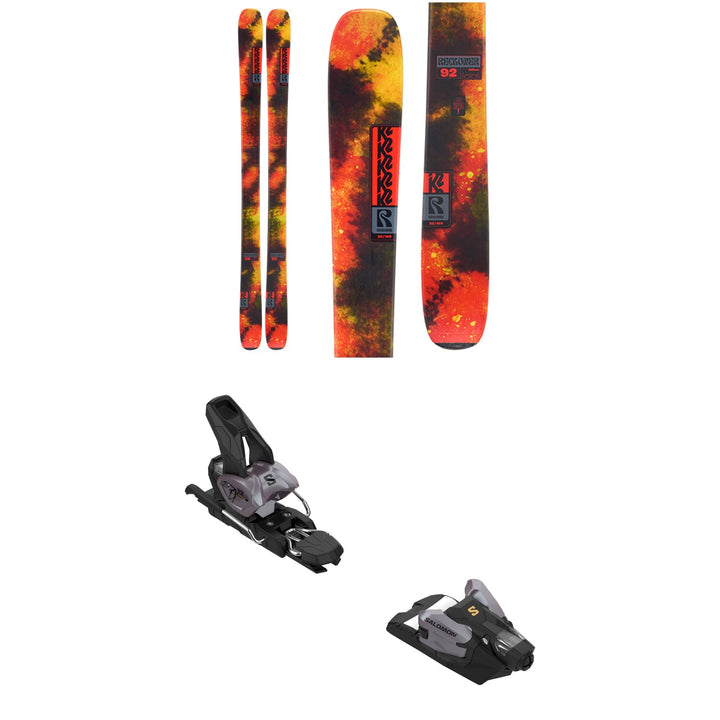 K2 Reckoner 92 Skis 2027 + Salomon Strive 12 GW Ski Bindings