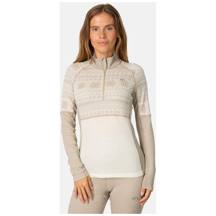 Kari Traa Vilma Half-Zip Top - Women's Mocha