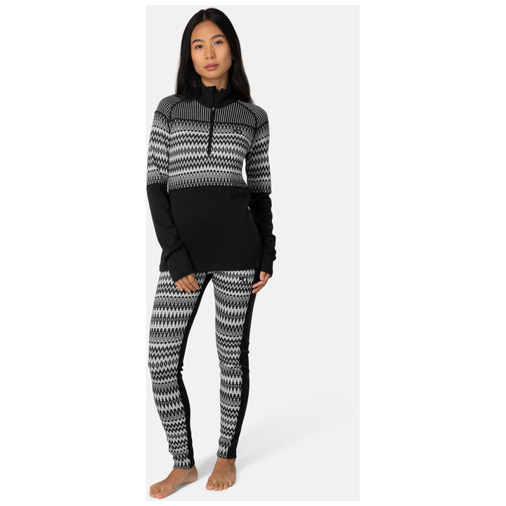 Kari Traa Silja Half Zip Top - Women's Black