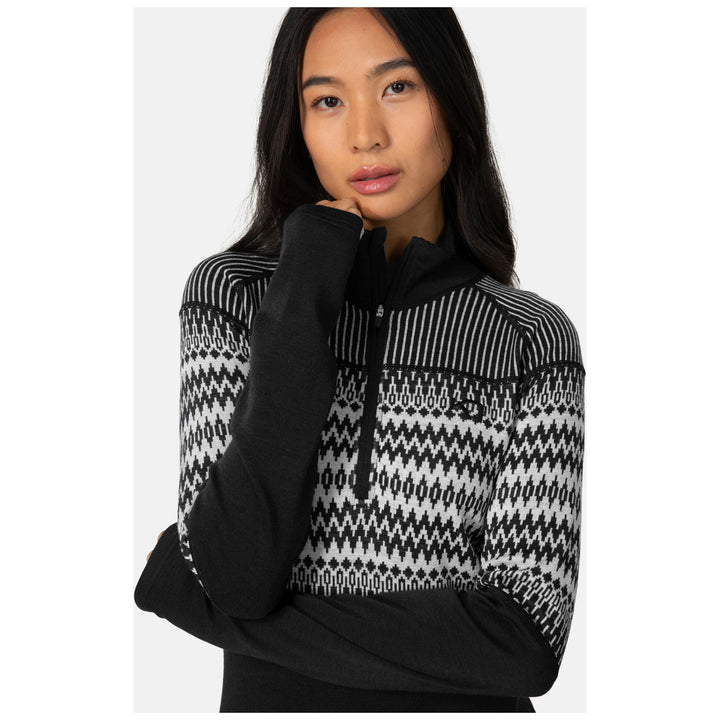 Kari Traa Silja Half Zip Top - Women's Black