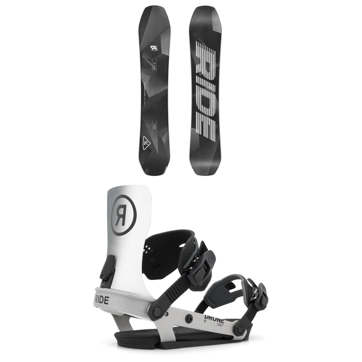 Ride Moderator Snowboard + Drone Snowboard Bindings - Women's 2027