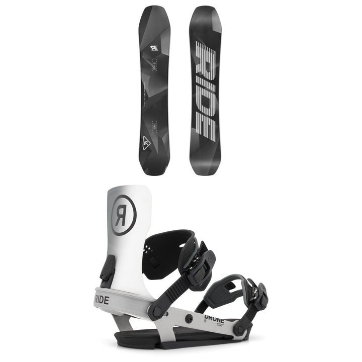 Ride Moderator Snowboard + Drone Snowboard Bindings - Women's 2027