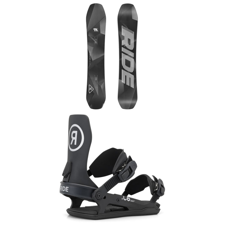 Ride Moderator Snowboard + C-6 Snowboard Bindings 2027